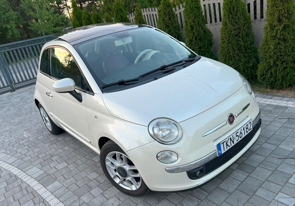 Fiat 500 cena 25900 przebieg: 130000, rok produkcji 2008 z Końskie małe 326